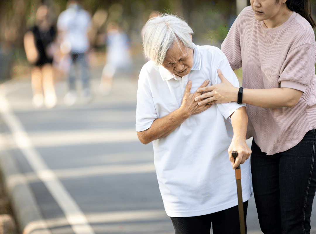 shortness of breath in elderly people